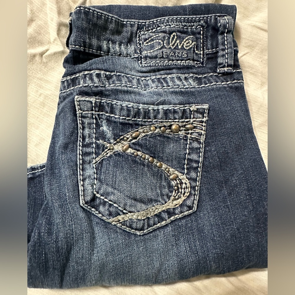 Silver Jeans Women's Dark Blue Denim